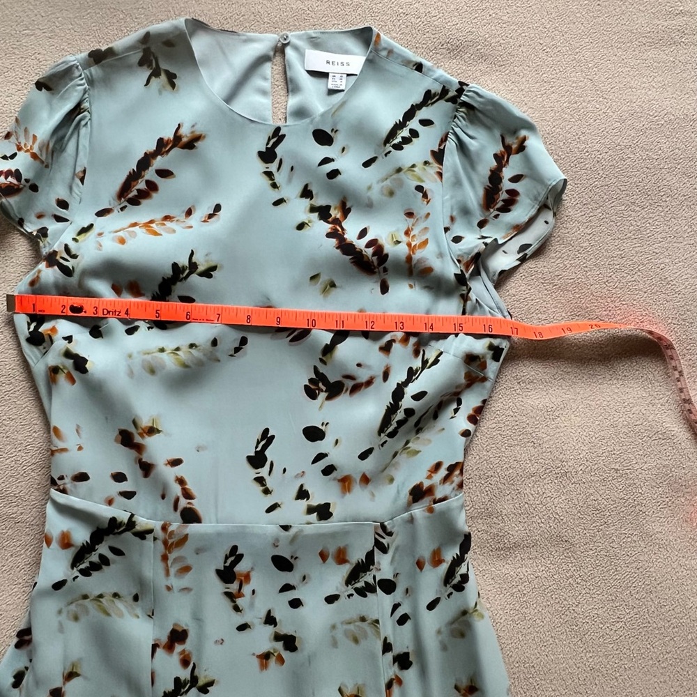 Reiss Livia Blurred Floral Midi Dress - Picture 14 of 16